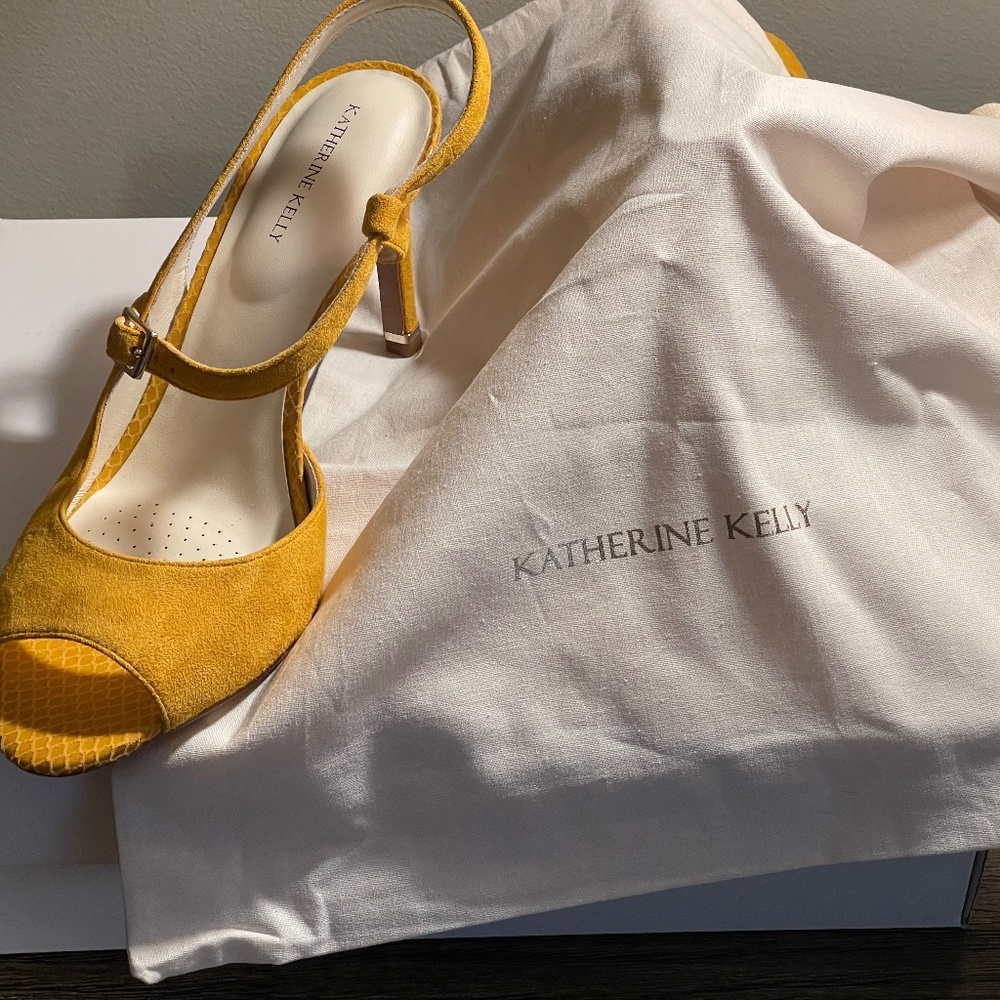 Sunflower _Katherine Kelly Slingback Shoes
